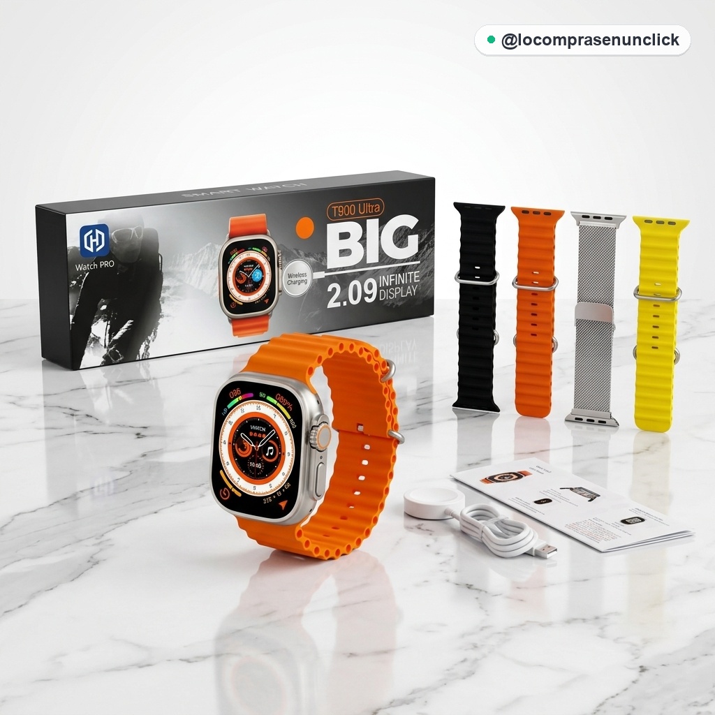 C4: Kit Completo con Cargador Inalámbrico y Correas Intercambiables
