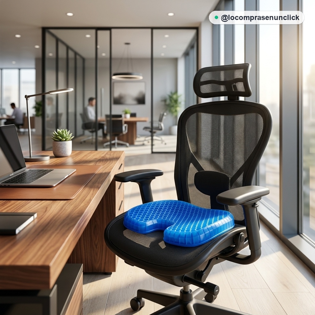 C3: Soporte Lumbar Ergonómico para Trabajo en Oficina y Conducción