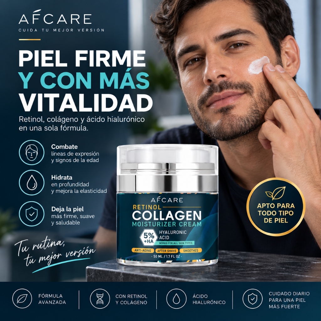 Afcare Retinol + Colágeno - Piel Firme y con Más Vitalidad