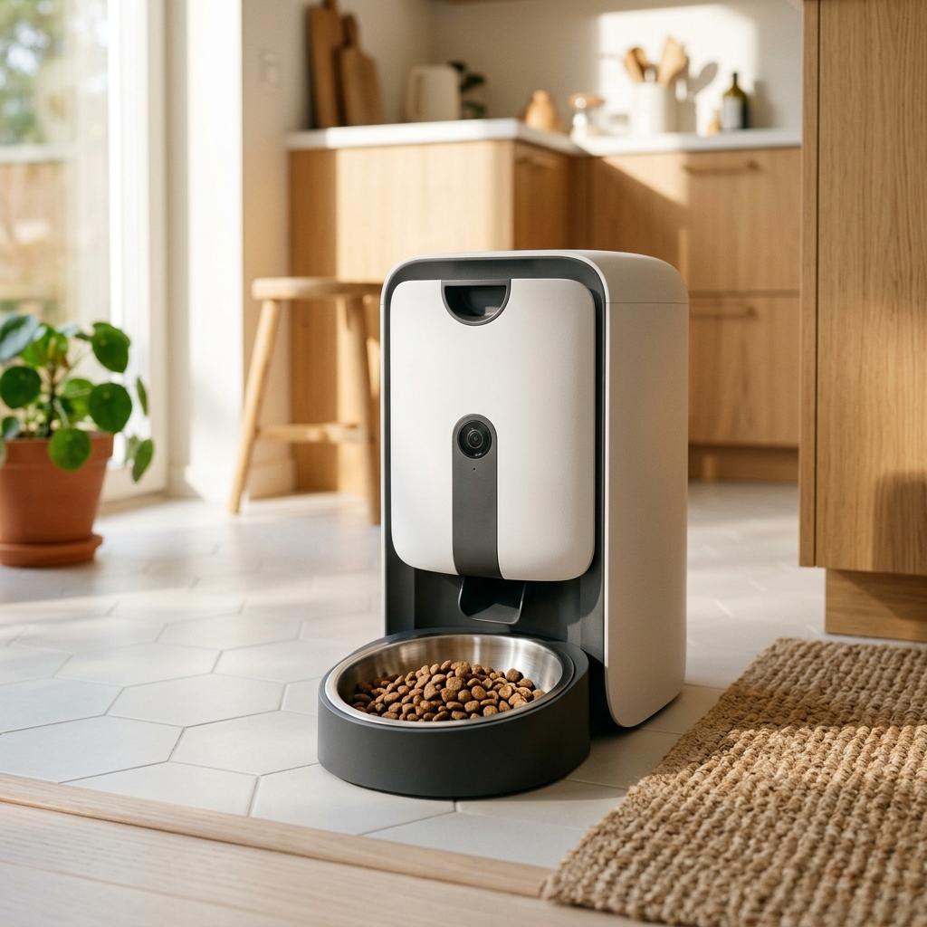 Dispensador de Alimento WiFi con Cámara HD para Mascotas
