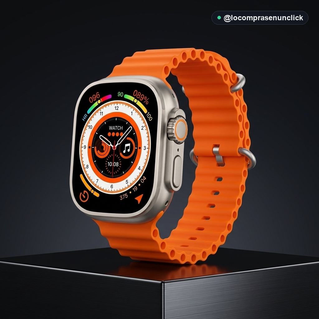 Smartwatch Deportivo T900 Ultra Pantalla Infinita 2.09" con Llamadas y Salud