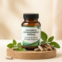 Cápsulas de Mucuna y Ashwagandha 3000mg