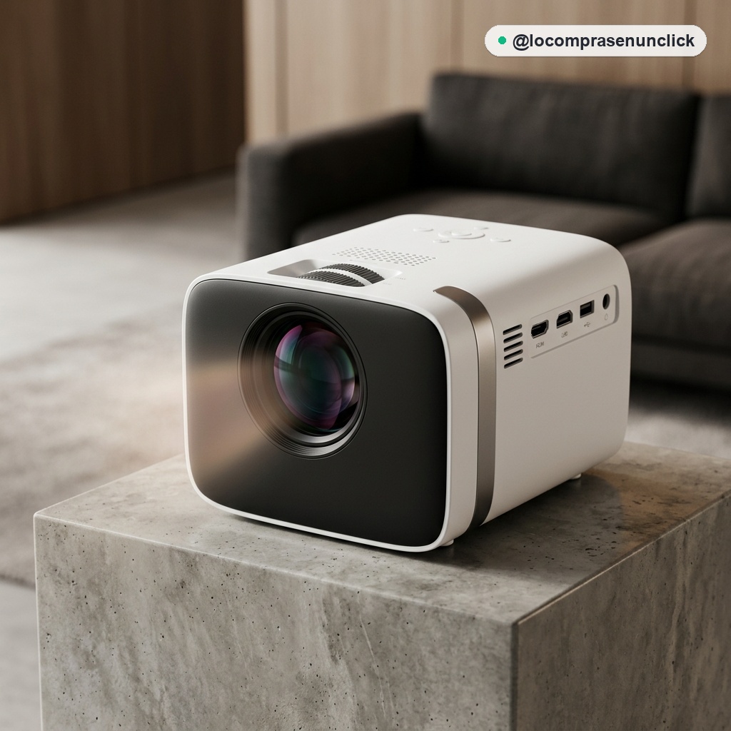Mini Proyector LED Portátil Cine en Casa HDMI / USB / Wi-Fi