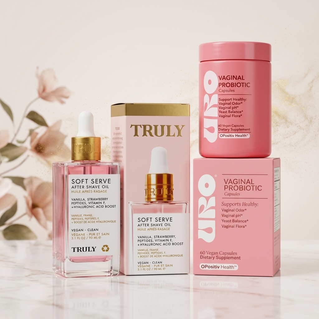 Kit Cuidado Íntimo Femenino: Probióticos Vaginales URO + Aceite Truly Soft Serve