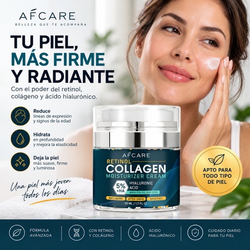 [BEL-002] Crema Afcare Retinol + Colágeno Antiedad