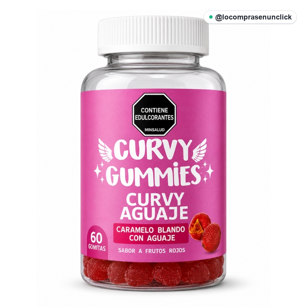 Gomitas de Aguaje Curvy Gummies Realce Femenino